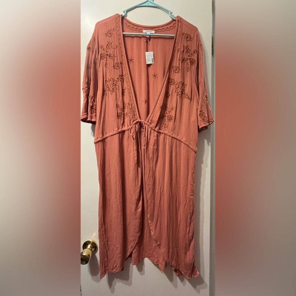 Maurices Embroidered Kimono